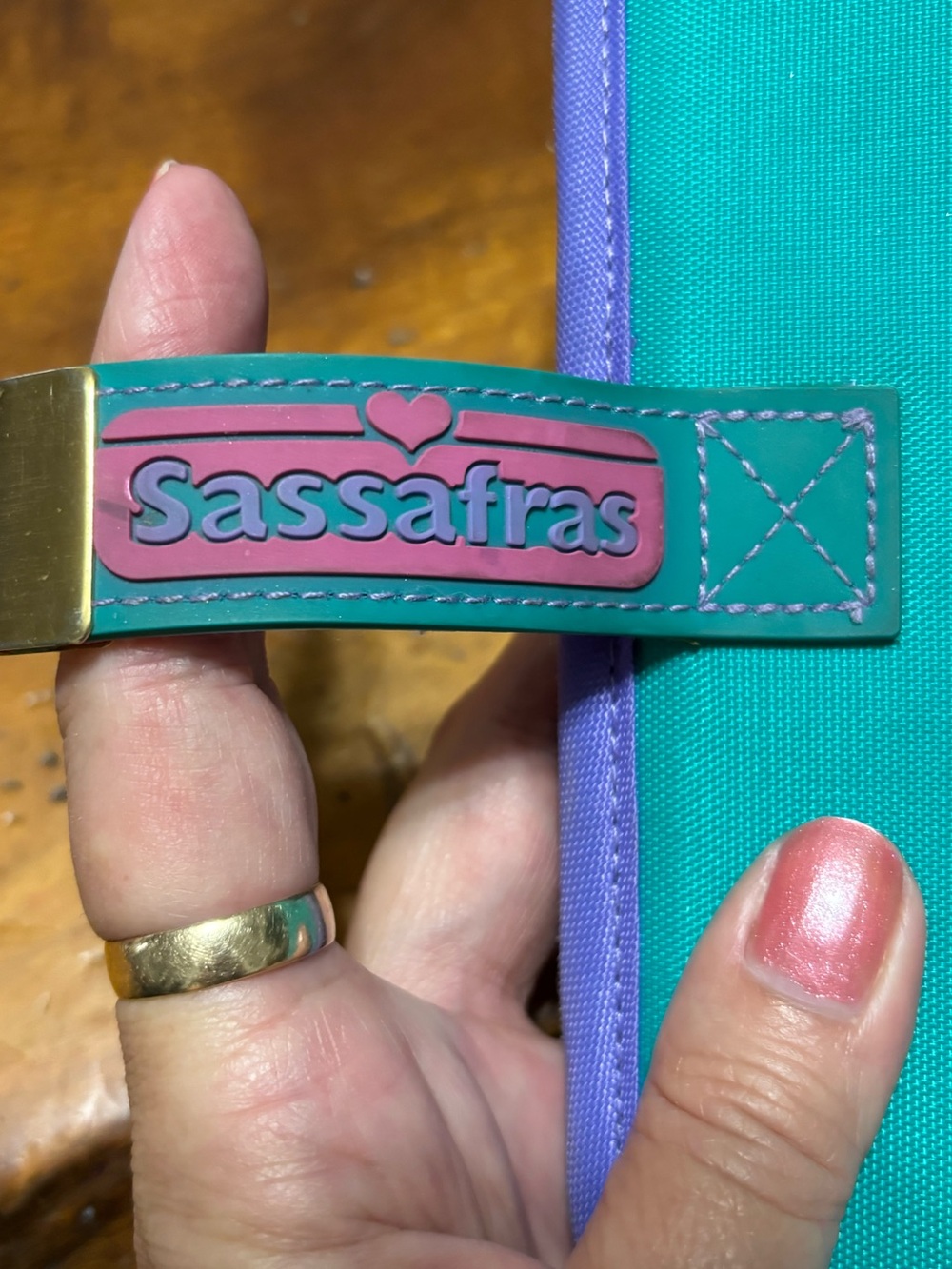 Mead Sassafras Girls Day Planner 90’s Vintage Teal & Purple - Picture 2 of 6